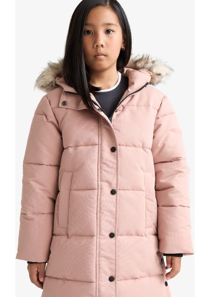 Kız Çocuk Kapüşonlu Parka C8755A825AU