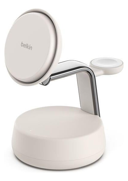 WIZ040KQSD Boostcharge Pro 3-In-1 Qi2 Magsafe Uyumlu 25W Manyetik Şarj Standı – Bej fiyatları