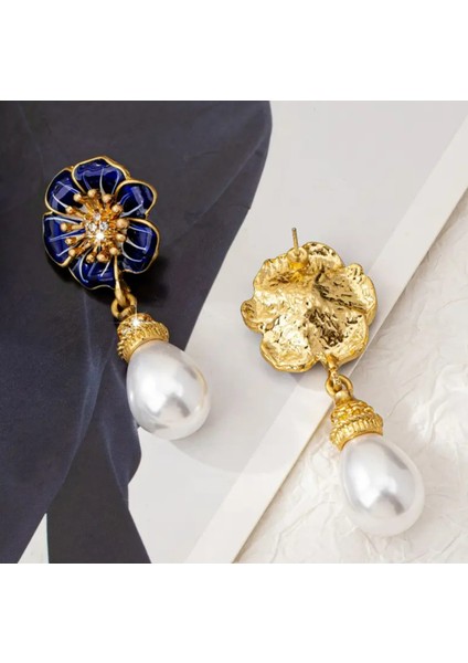 Set.up Çiçek Model Incili Tasarım Küpe fırsatları