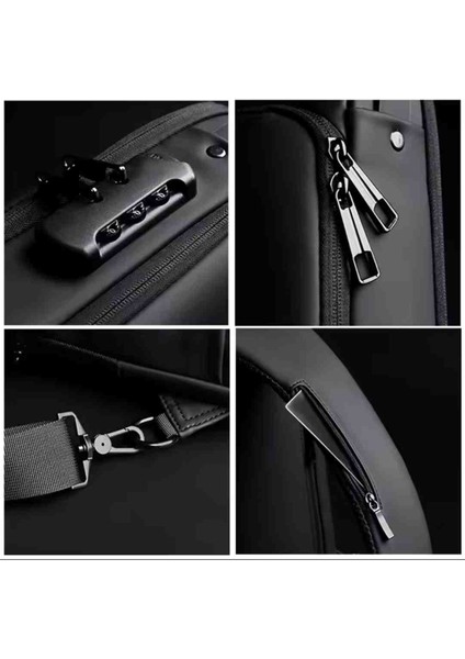 Motorcu Fonksiyonel Powerbank Destekli Şifreli Göğüs El Sırt Çantası Fonksiyonel modelleri