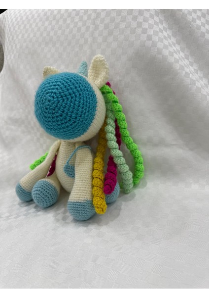Amigurumi Büyük Unicorn Oyuncak