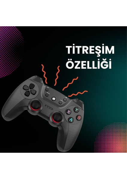Gp4 Çift Kablosuz Gamepad Seti (2 Adet) - Tak Çalıştır - Titreşimli - Wireless 2.4g - Ps Pc Uyumlu fırsatları