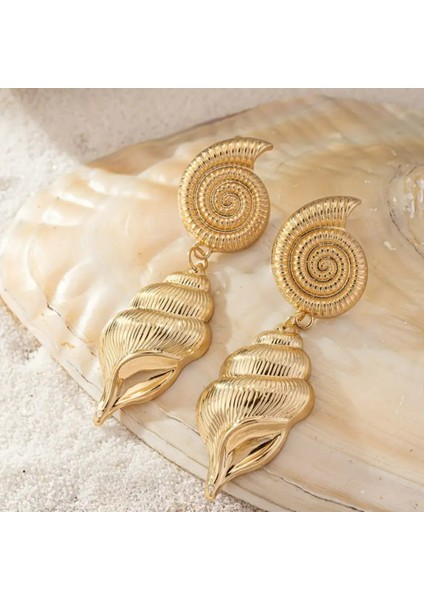 Set.up Deniz Kabuklu Küpe modelleri