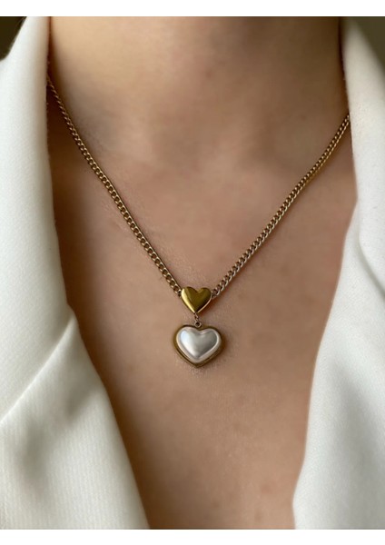 Set.up Kalp Model Kolye