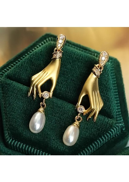 Set.up El Figürlü Inci Küpe modelleri