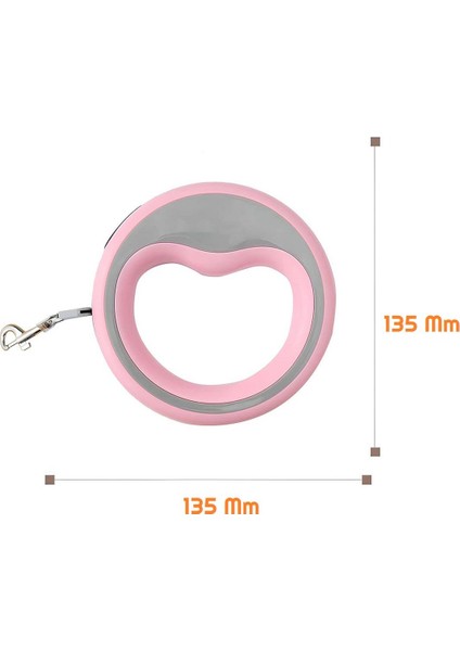 Süslüpati Otomatik Köpek Gezdirme Tasması Pembe 2.5 Metre fiyatları