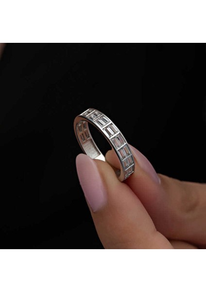 Set.up 925 Ayar Gümüş Yeni Tasarım Baget Kesim Tantur Yüzük fiyatları