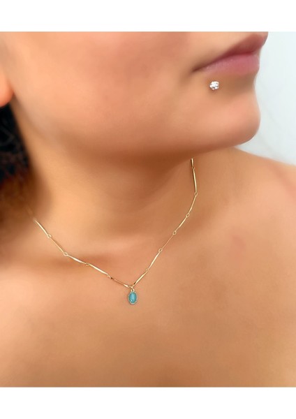 Set.up Opal Taşlı Zarif Kolye