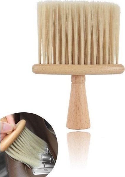 Araba Için Ahşap Saplı Yumuşak Kıl Fırça Detaylı Toz Alma Temizleme Fırçası modelleri