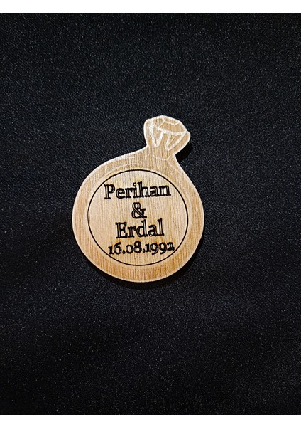 Düğün Kına Nişan Hediyelik Ahşap Yüzük Magnet 50 Adet fiyatları