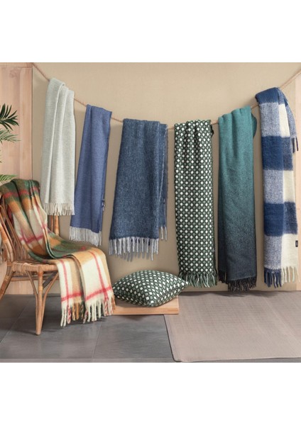 Ariel Throw (Koltuk Battaniyesi) Mavi fiyatları