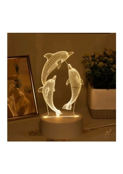 Yunus Tasarımlı Gece Lambası