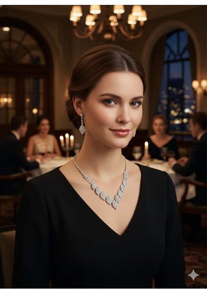 Set.up Gümüş Kaplama Abiye Set