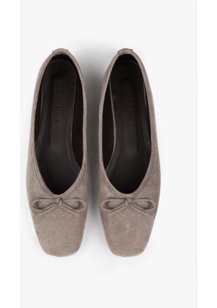 Kadın Lovia Vizon Süet Fiyonklu Babet