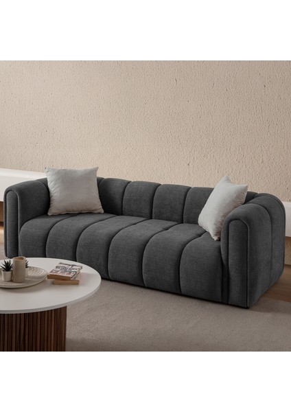 Nline Koltuk Takımı 3+1 Antrasit fırsatları