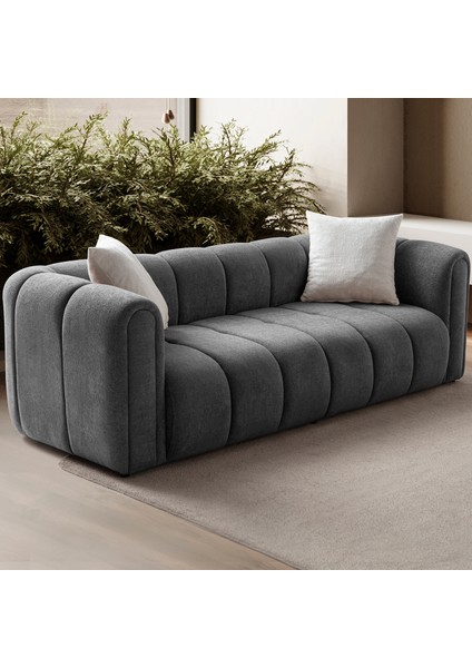 Nline Koltuk Takımı 3+1 Antrasit indirimleri