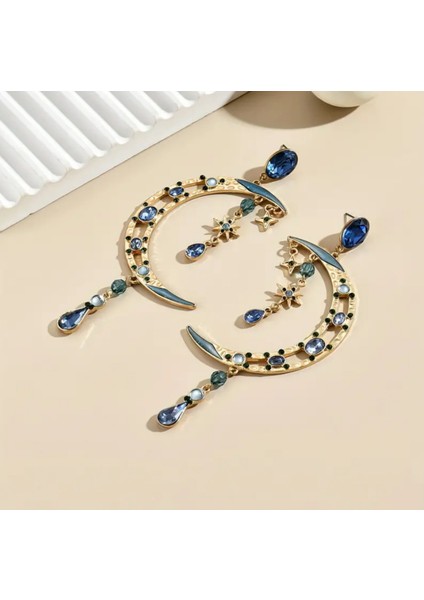 Set.up Ay Model Büyük Tasarım Küpe modelleri