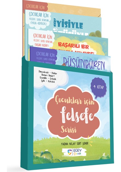 Çocuklar Için Felsefe Serisi Kitap Seti - 4 Kitap