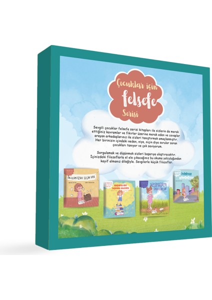 Çocuklar Için Felsefe Serisi Kitap Seti - 4 Kitap fiyatları