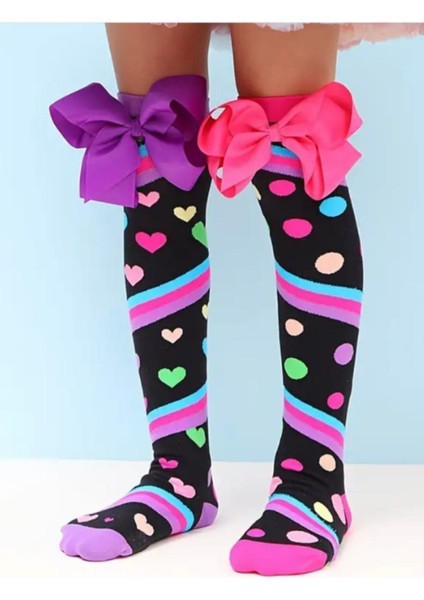 Prenses Figürlü Diz Altı Çorap