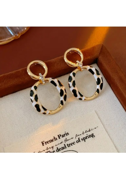 Set.up Leopar Model Tasarım Küpe fırsatları