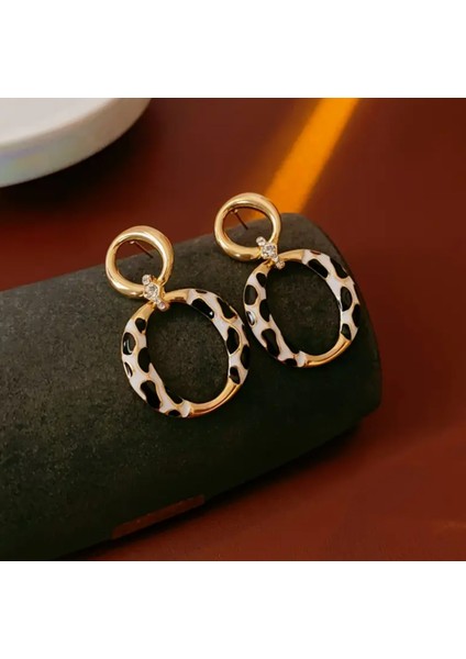 Set.up Leopar Model Tasarım Küpe indirimleri