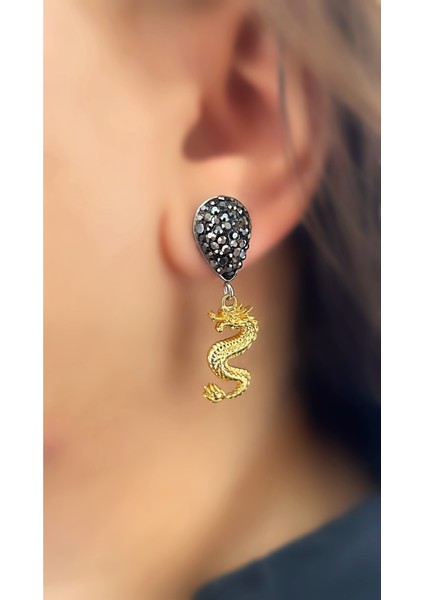 Set.up Siyah Taşlı Küpe fiyatları