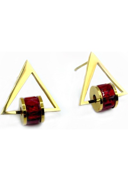 Set.up Üçgen Model Sallantılı Küpe modelleri