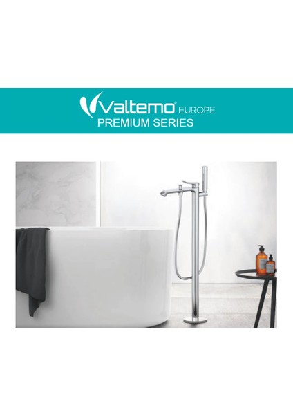 | Valtemo Valero Yerden Ayaklı Krom Küvet Bataryası fiyatları