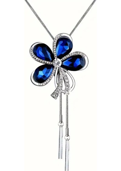 Set.up Taşlı Çiçek Model Kolye fırsatları