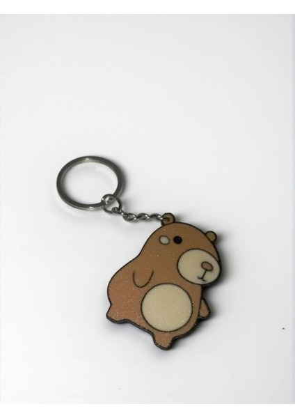 Capybara 3D Anahtarlık Çift Taraflı