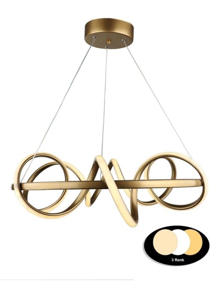 Space 3 Renk Ledli Avize Eskitme 50.lik modelleri