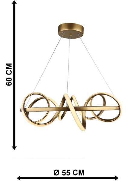 Space 3 Renk Ledli Avize Eskitme 50.lik fırsatları