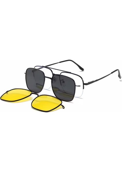 3ü 1ARADA Klipsli ( Güneş Gözlüğü-Mavi Işık Koruma - Gece Görüş ) Gözlüğü fırsatları