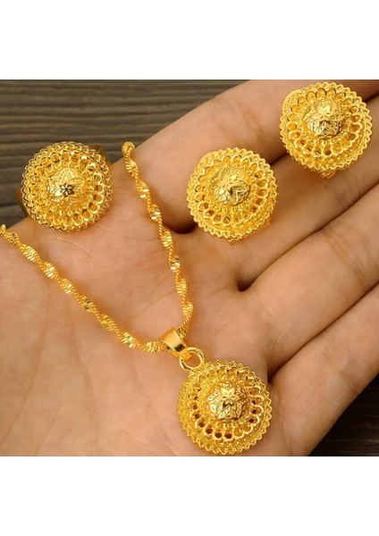 Set.up Altın Kaplama El Yapımı Tasarım Set 3'lü Takım fiyatları