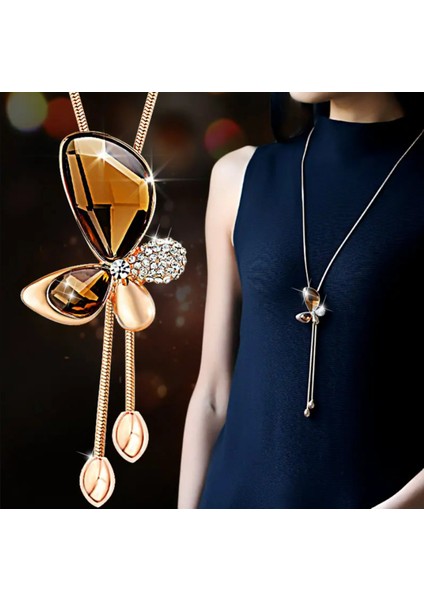 Set.up Kelebek Model Kolye