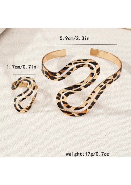 Set.up Leopar Yüzük Bileklik Takım fiyatları