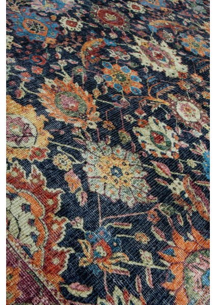 Norm Halı Allure 61-050 Siyah Eskitme Halı Etnik Otantik Dokuma Şönil Yıkanabilir Salon Halısı fiyatları