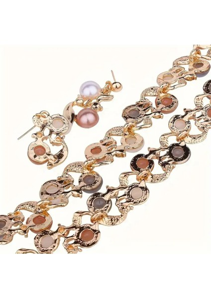 Set.up Altın Kaplama El Yapımı Tasarım Set 2'li Takım