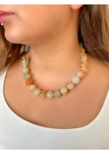 Set.up Tasarım Doğal Taşlı Kolye