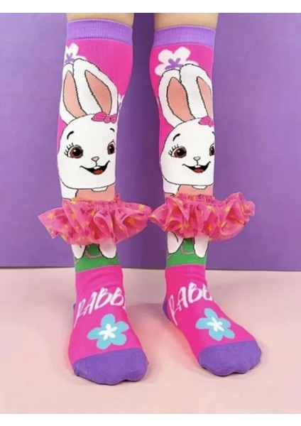 Balerin Figürlü Tütülü Diz Altı Çorap fiyatları