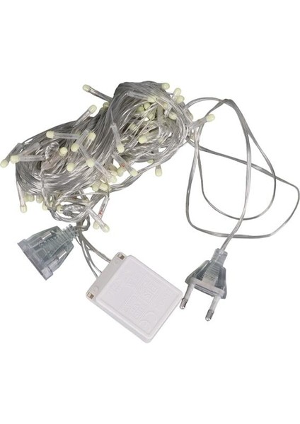 WN-1182 Beyaz Renk 10 Metre Dekoratif LED Yılbaşı Işığı 5 Watt AC220V