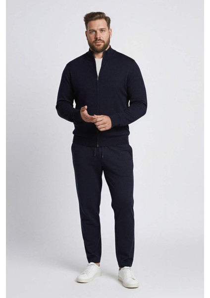 Regular Fit Beli Bağcıklı Cepli Düz Paça Kalın Eşofman Altı