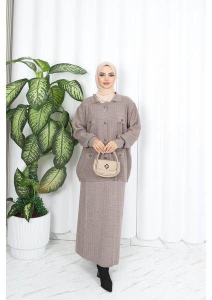 Cep Detay Etekli Triko Takım fiyatları