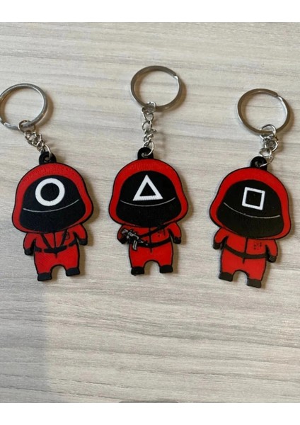 Squid Game 3D Anahtarlık 3’lü Set indirimleri