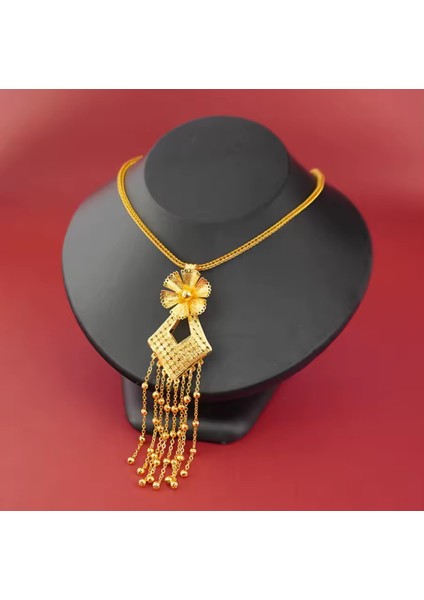 Set.up Altın Kaplama Tasarım Kolye Küpe Set modelleri