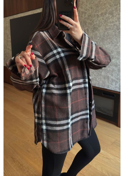 Ekose Kalın Oduncu Gömlek- Kahverengi fiyatları