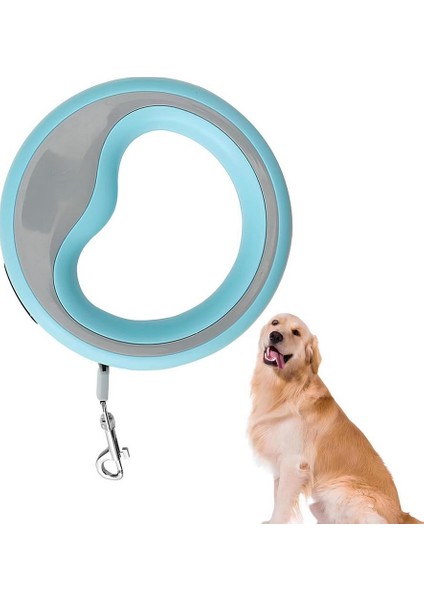 Süslüpati Otomatik Köpek Gezdirme Tasması Mavi 2.5 Metre