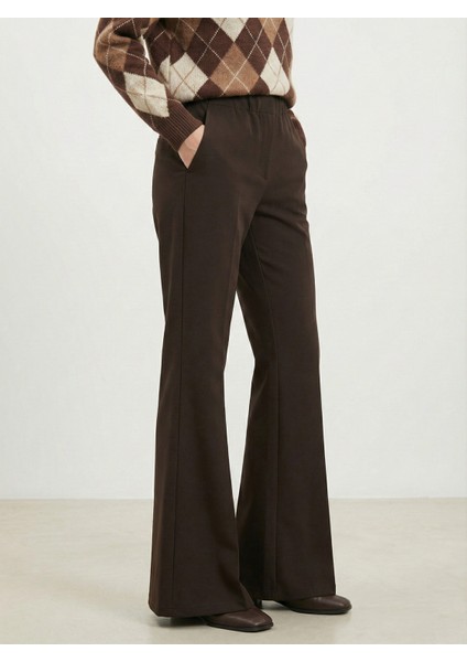 Ispanyol Paça Atlas Pantolon-Kahve