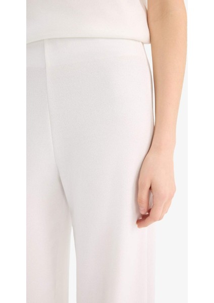 Wide Leg Geniş Paça Basic Düz Pike Pantolon E5784AX25SP